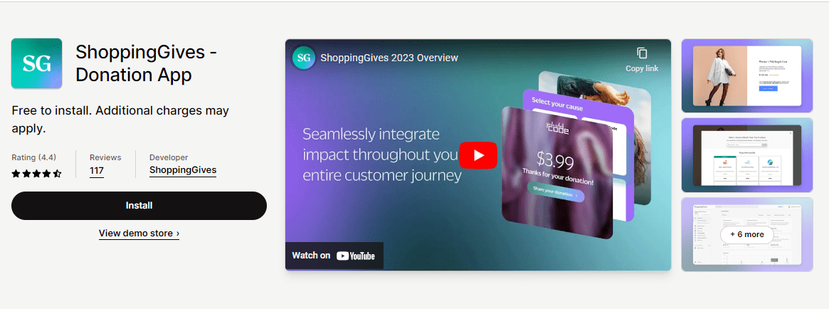 ShoppingGives ‑ Donation App